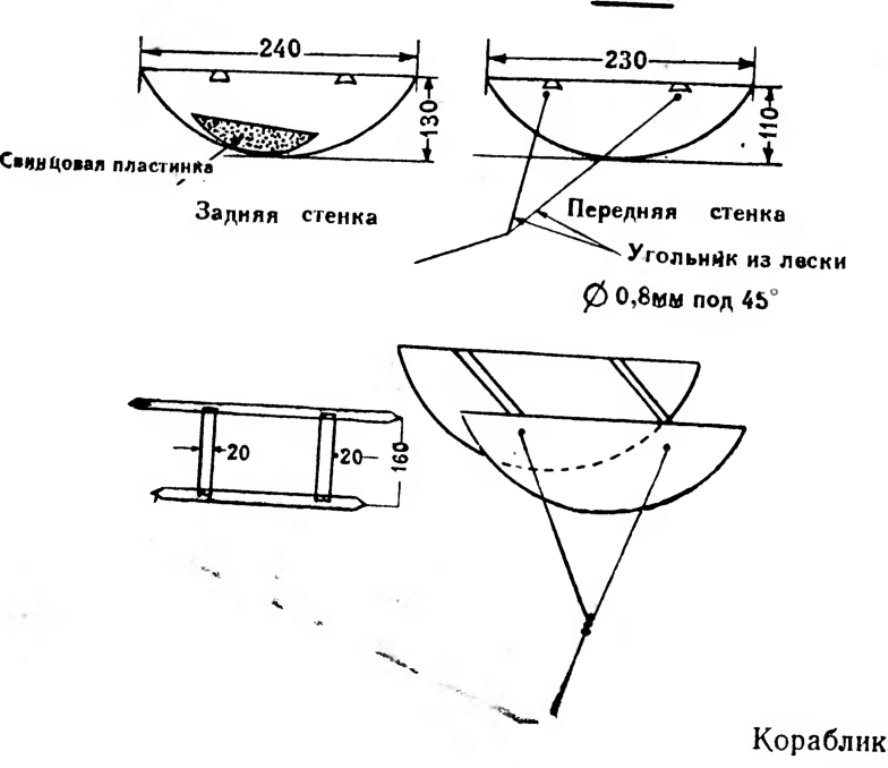 Схема планера для изготовления