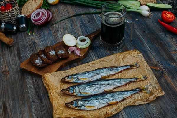 рыба с пивом