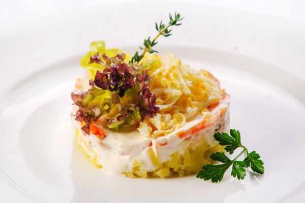 салат с капустой