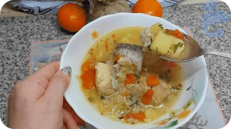 Суп из горбуши с картофелем