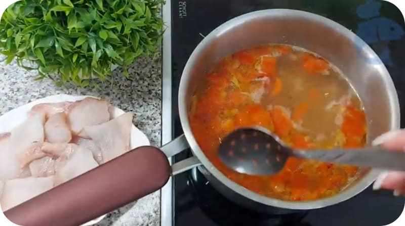 Вкусный суп из окуня