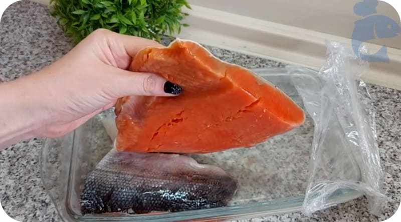 Вкусная красная рыба