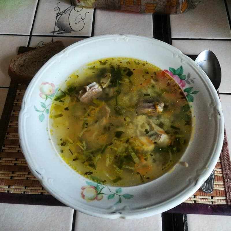 Суп из сушеных снетков
