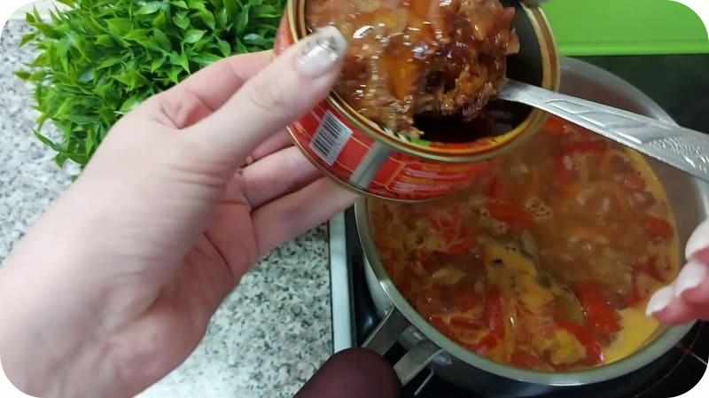 Вкусная килька для супа