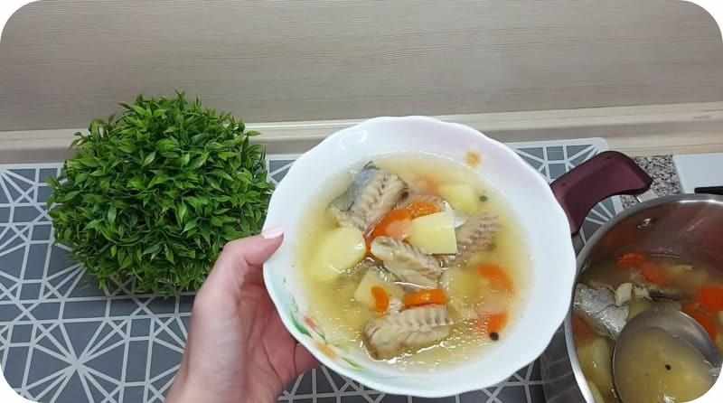 Аппетитный суп из минтая