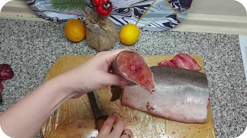 Вычинка рыбы для супа