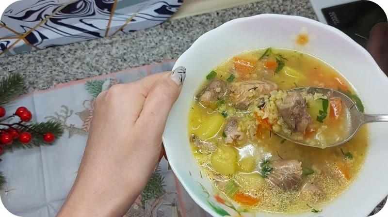 Свежий суп из горбуши