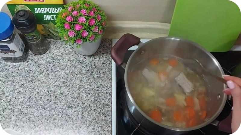 Ароматный суп из минтая