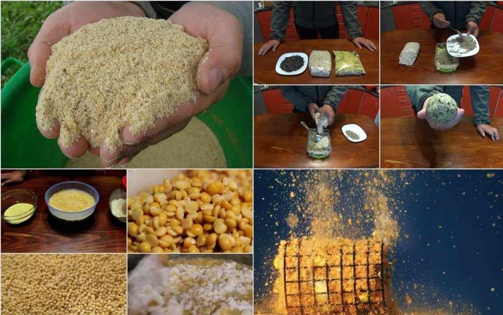 процесс создания прикормки своими руками