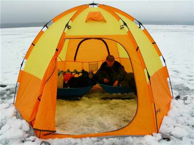 Двухместная зимняя палатка